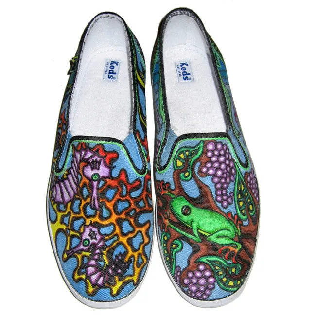 Custom designed Vans Slip On Sneakers