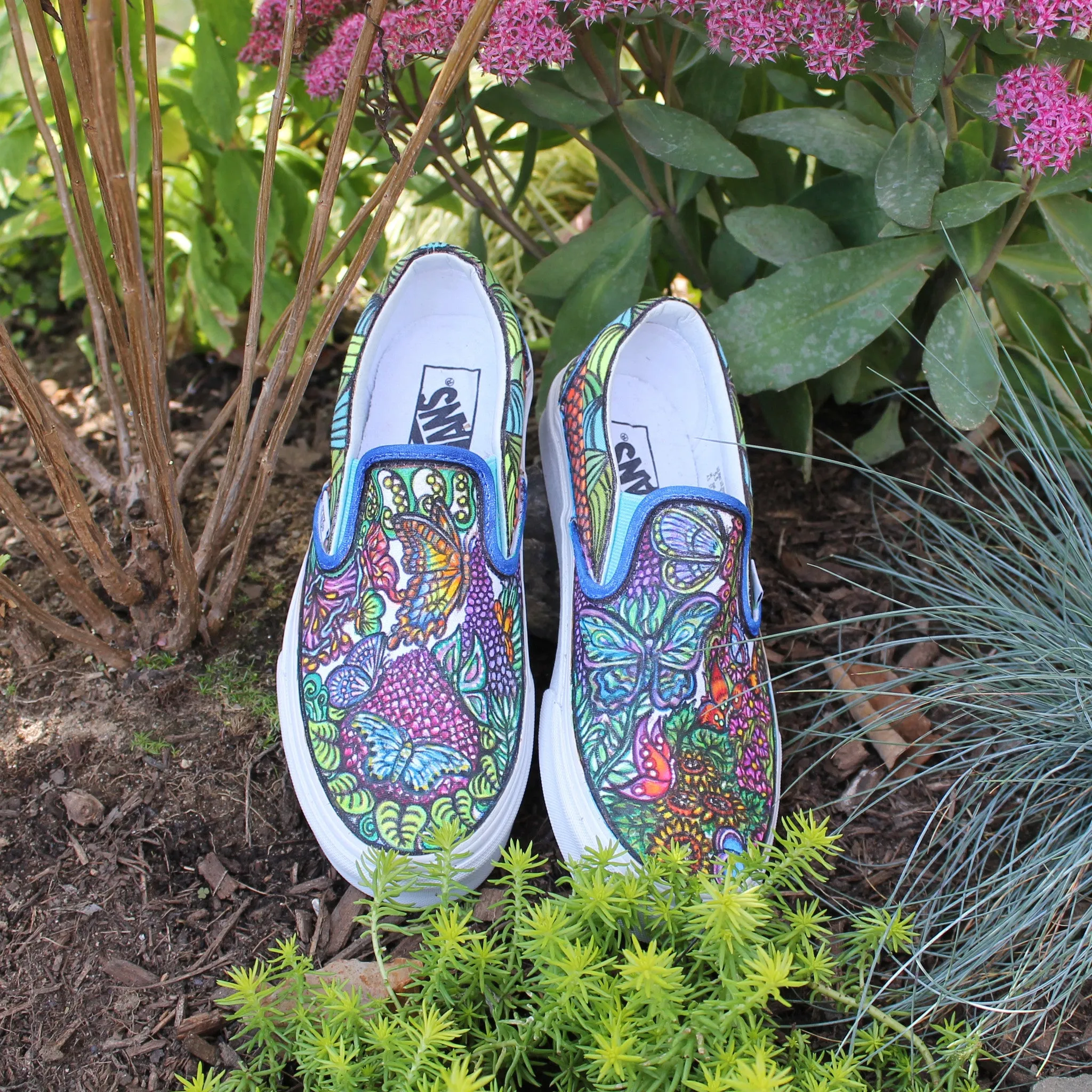 Custom designed Vans Slip On Sneakers