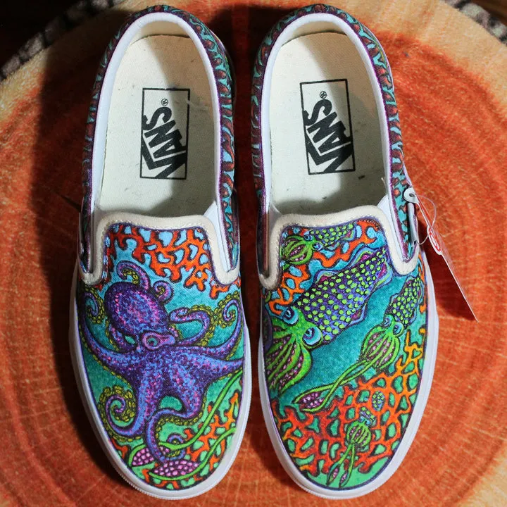 Custom designed Vans Slip On Sneakers