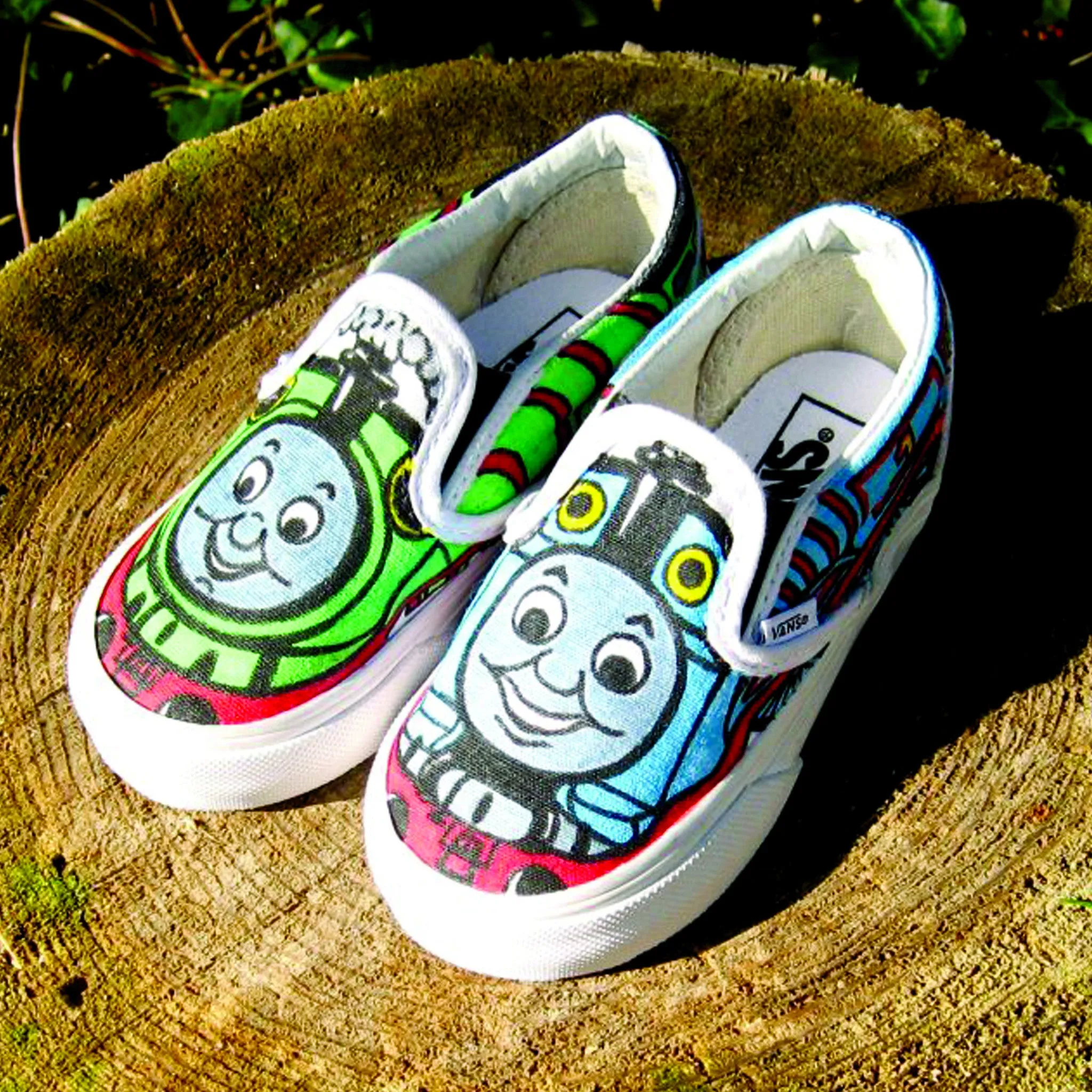 Custom designed Vans Slip On Sneakers