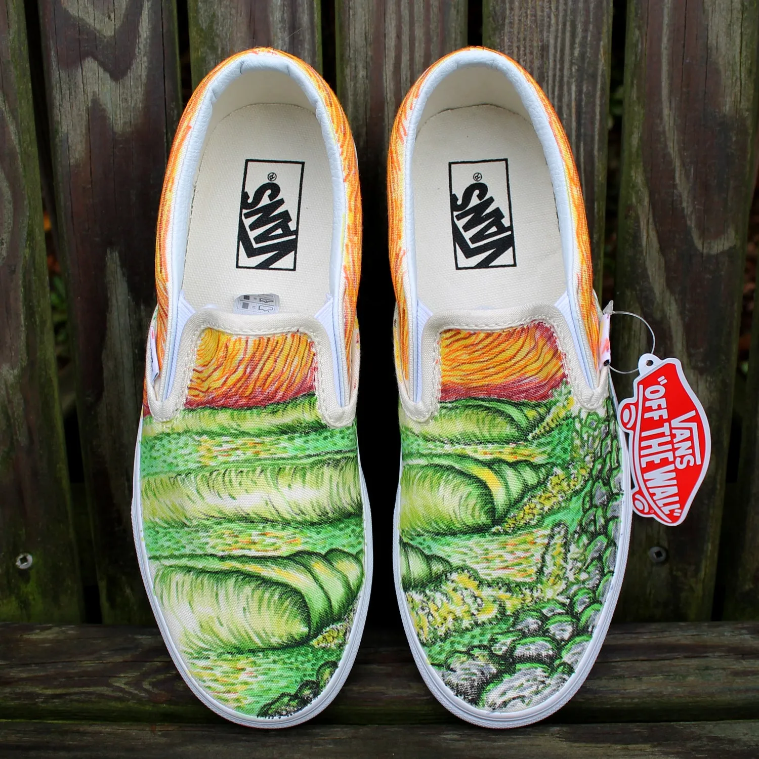 Custom designed Vans Slip On Sneakers