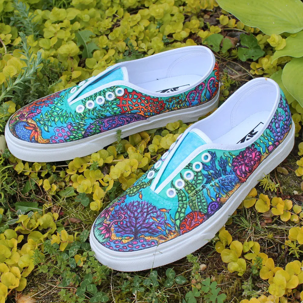 Custom designed Vans Slip On Sneakers