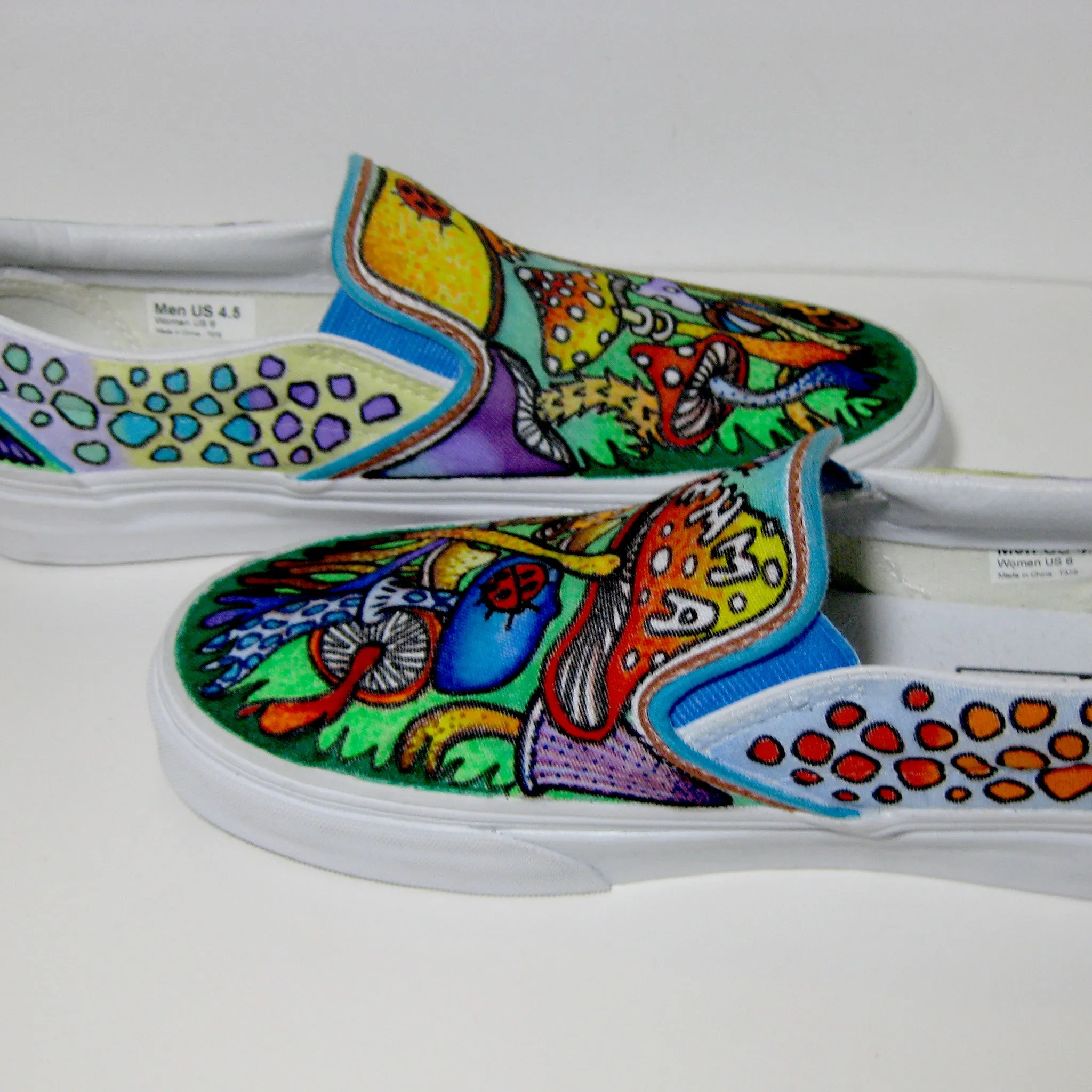 Custom designed Vans Slip On Sneakers