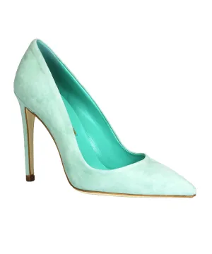 Dee Keller - Paige Pointed Toe Pump Seafoam Suede