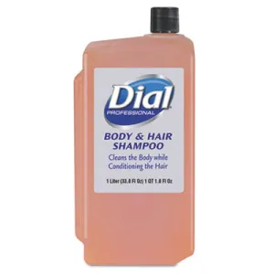 Dial® Professional Body & Hair Shampoo (1000 ml Dispenser Refills) - Case of 8