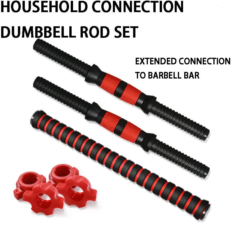 Dumbbell Bar with Barbell Buckle Barbell Bar Threaded