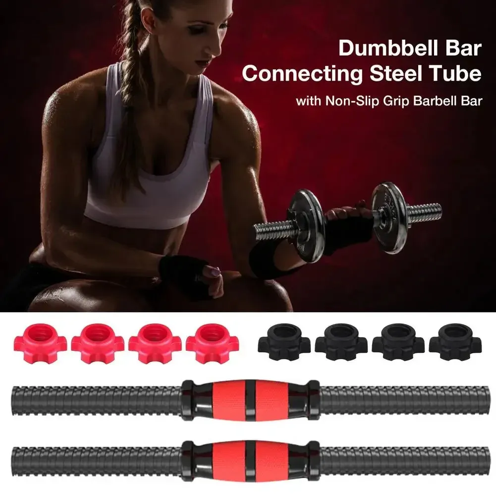 Dumbbell Bar with Barbell Buckle Barbell Bar Threaded