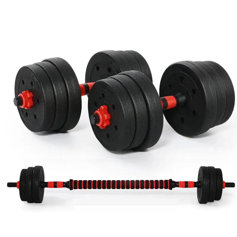 Dumbbell Bar with Barbell Buckle Barbell Bar Threaded