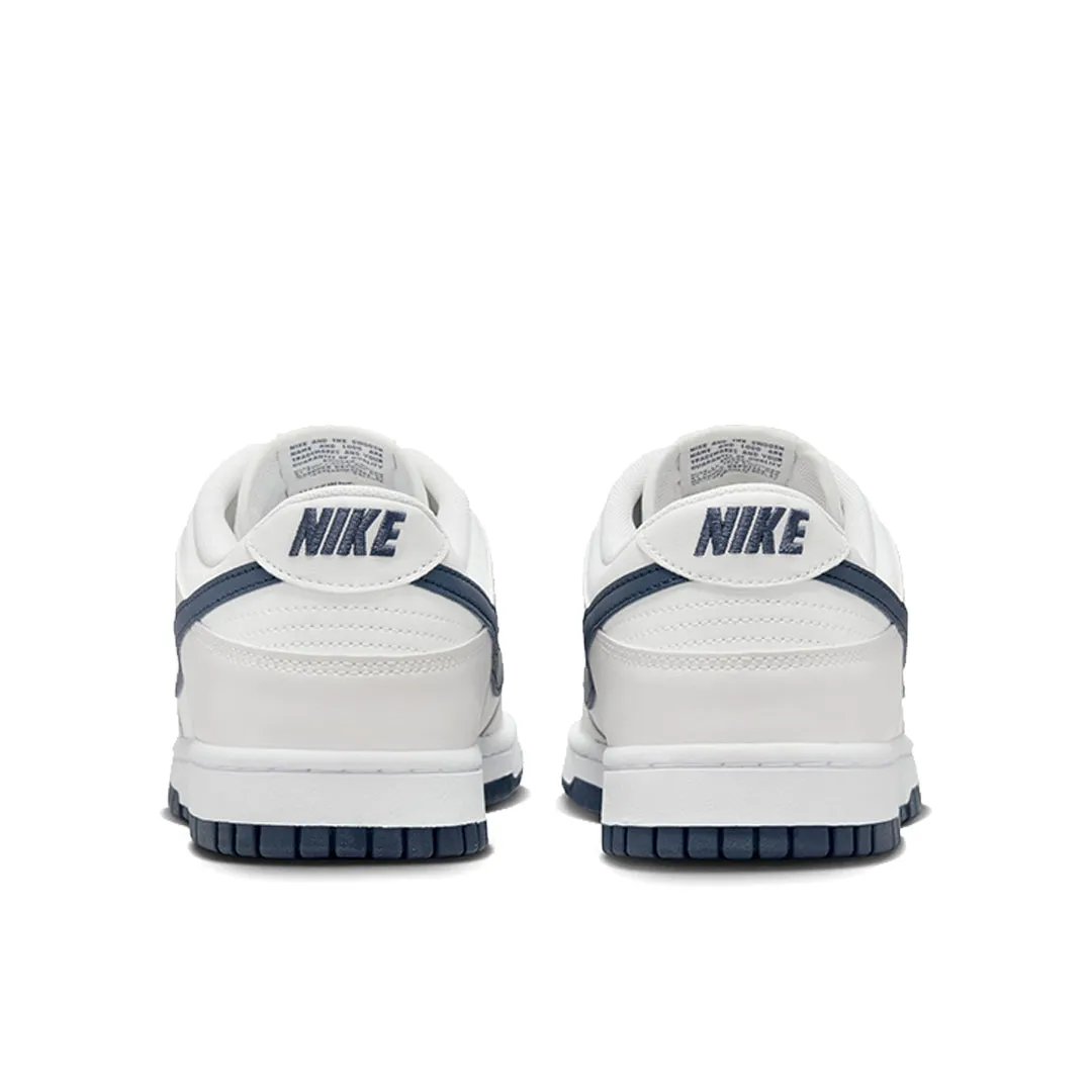 DUNK LOW WHITE MIDNIGHT NAVY