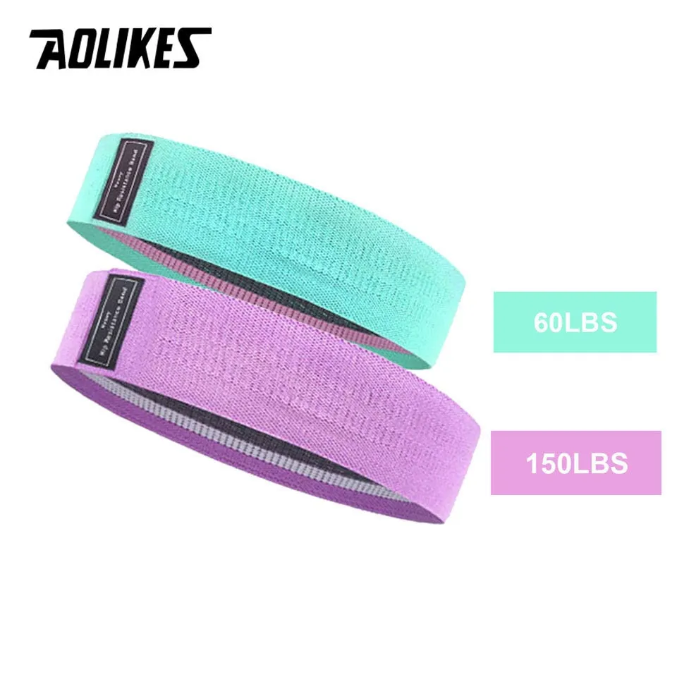 Durable Circle Band Yoga Anti-slip Gym Fitness Rubber Band Exercise Braided Elastic Band Hip Lifting Resistance Band