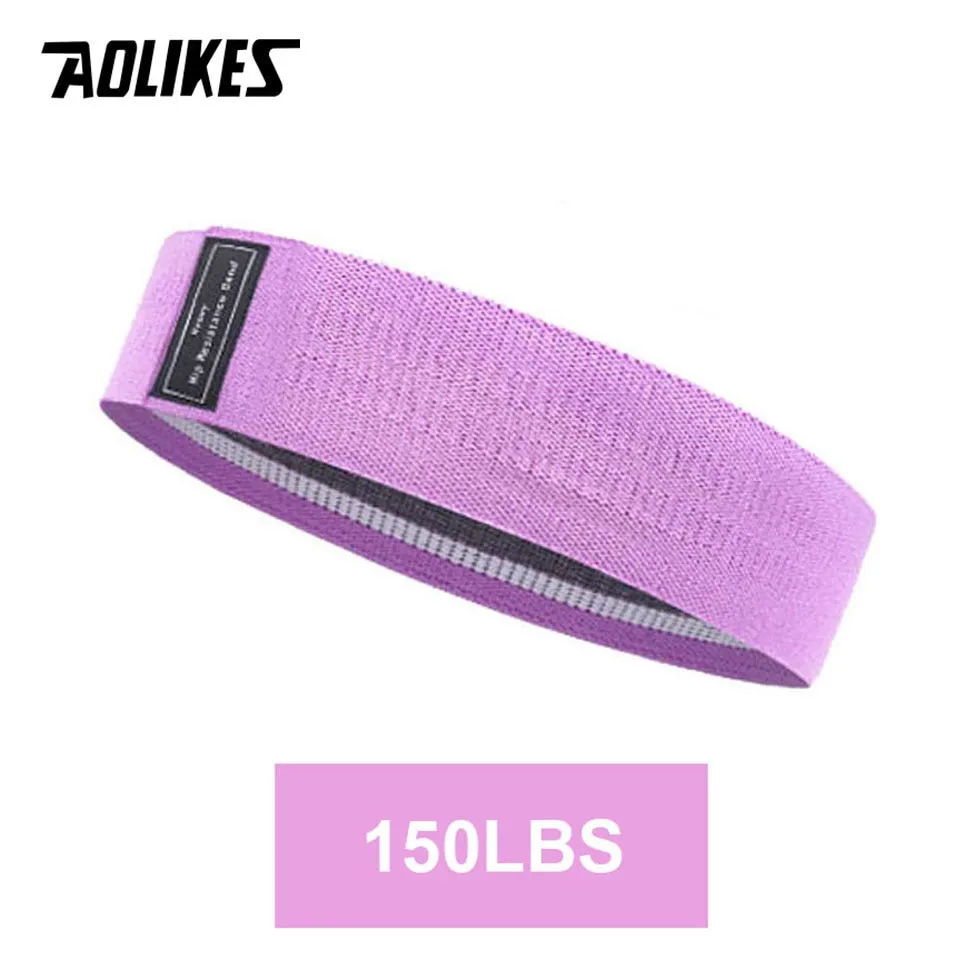 Durable Circle Band Yoga Anti-slip Gym Fitness Rubber Band Exercise Braided Elastic Band Hip Lifting Resistance Band