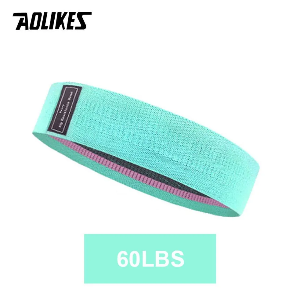 Durable Circle Band Yoga Anti-slip Gym Fitness Rubber Band Exercise Braided Elastic Band Hip Lifting Resistance Band