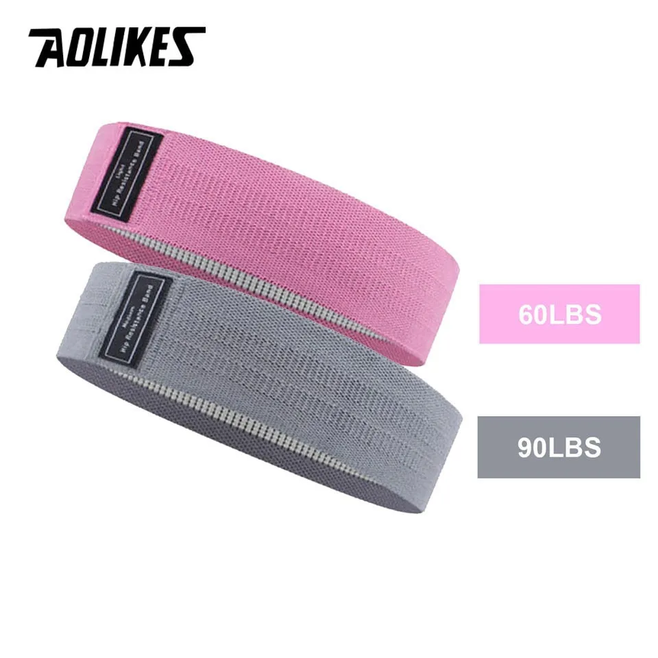 Durable Circle Band Yoga Anti-slip Gym Fitness Rubber Band Exercise Braided Elastic Band Hip Lifting Resistance Band