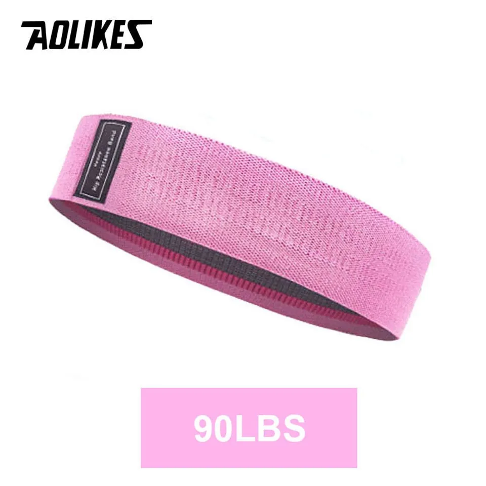 Durable Circle Band Yoga Anti-slip Gym Fitness Rubber Band Exercise Braided Elastic Band Hip Lifting Resistance Band