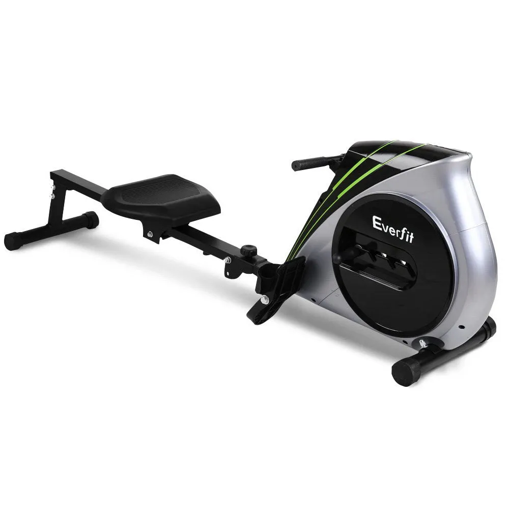 Durable Quiet Rowing Machine, LCD Display, Foldable - Everfit