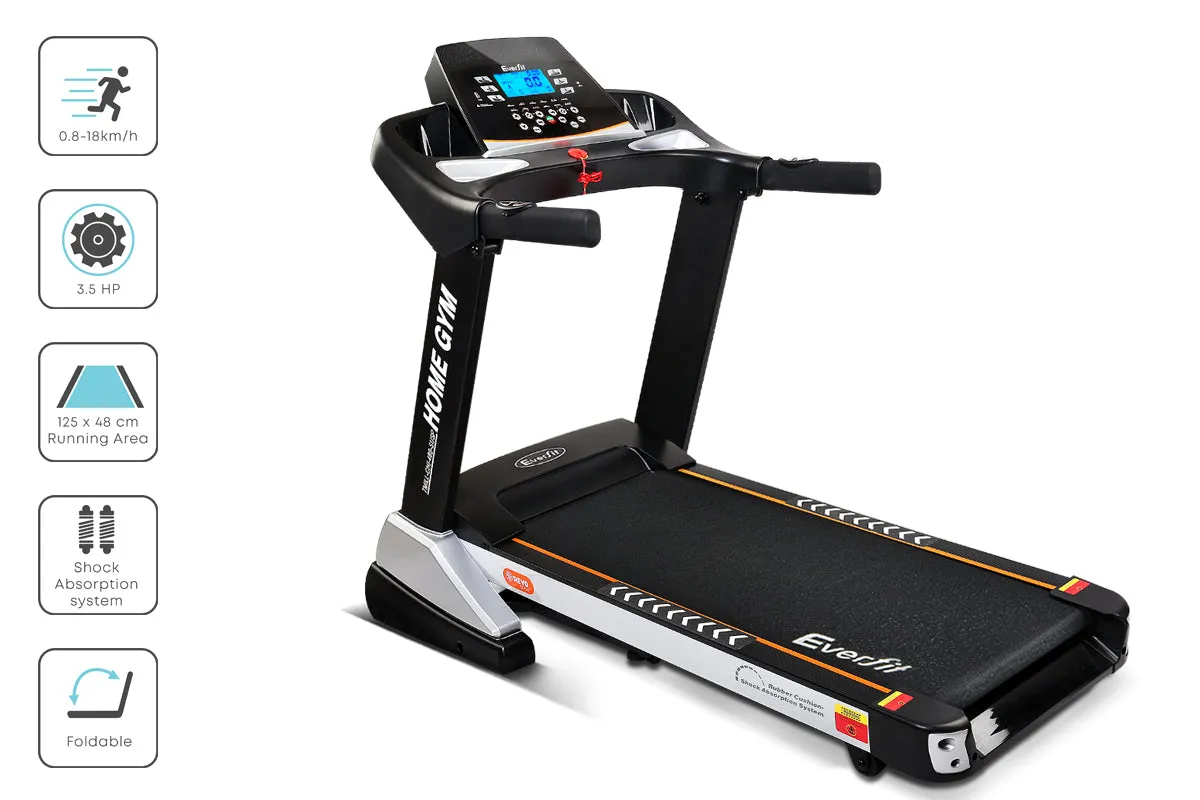 Electric Auto Incline Treadmill, 18 Speed, 12 Programs – Everfit