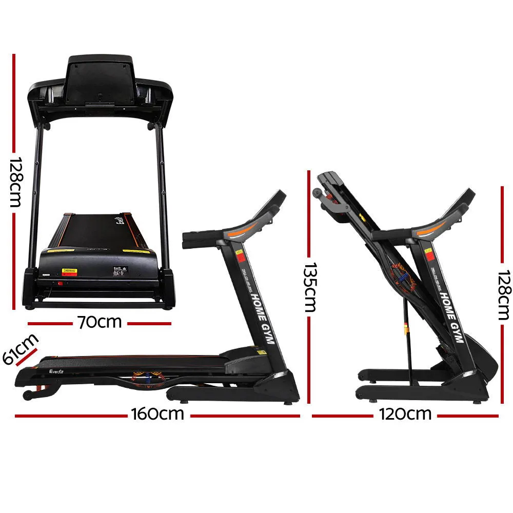 Electric Treadmill 18 Speed Levels with LCD Display Everfit