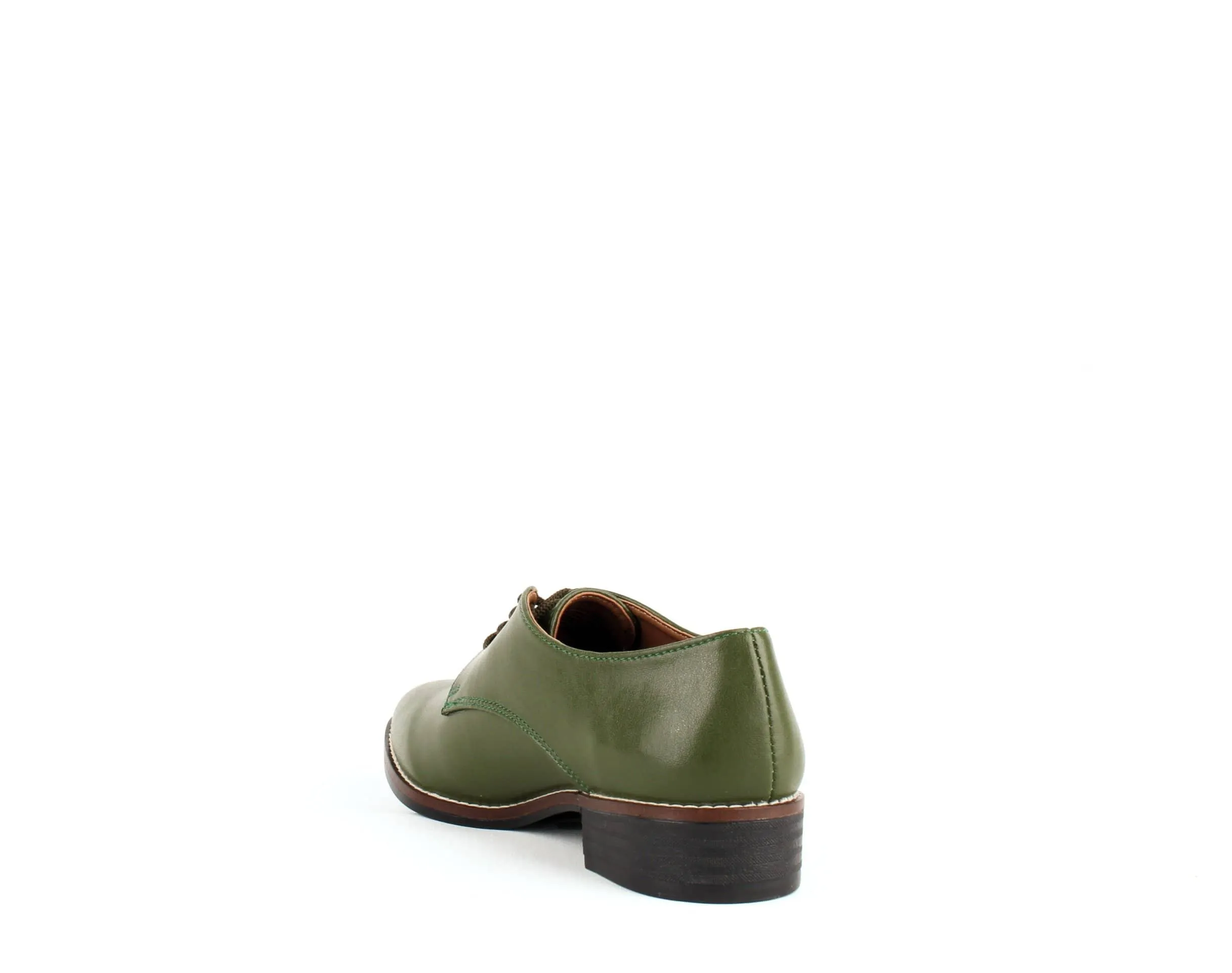 Esther Desserto® Cactus Leather Vegan Derby Shoe | Green