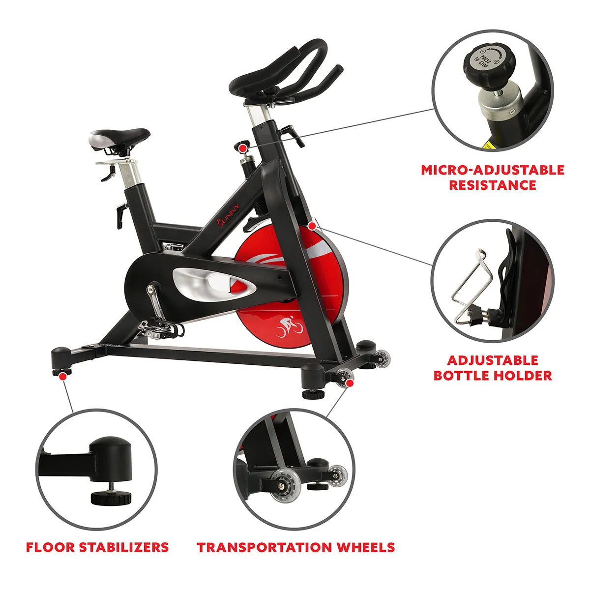 Evolution Pro Magnetic Belt Drive Heavy Duty Indoor Cycling Bike