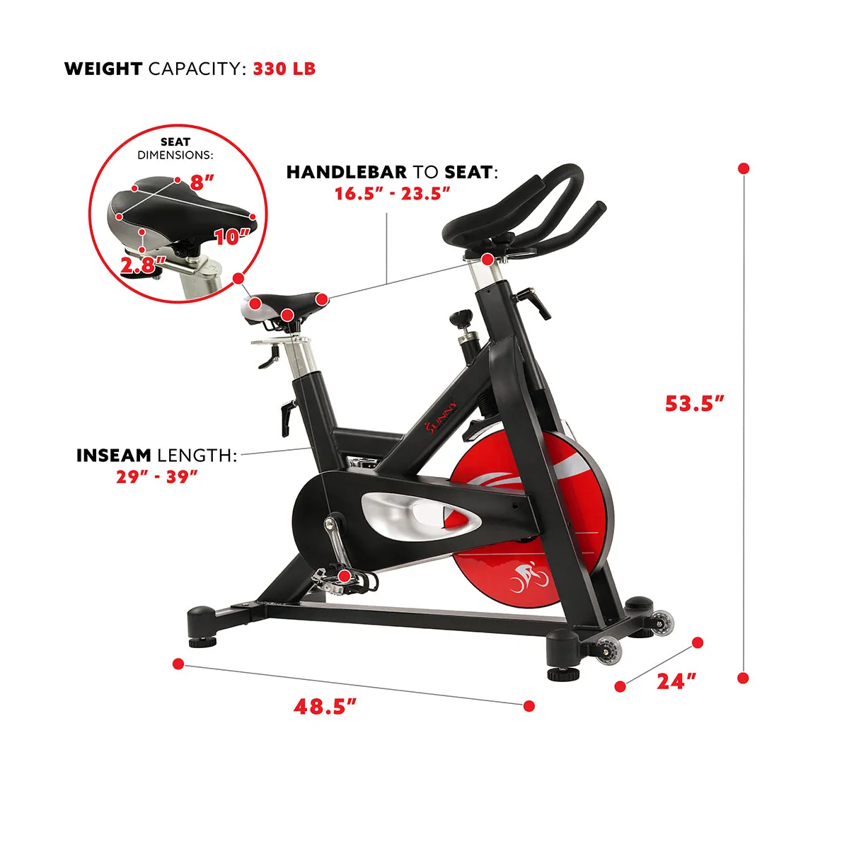 Evolution Pro Magnetic Belt Drive Heavy Duty Indoor Cycling Bike