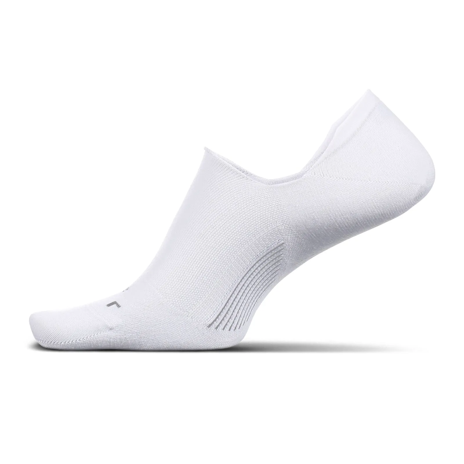 Feetures LW75526 Ultra Light Invisible No Show Compression Sock (Women) - White