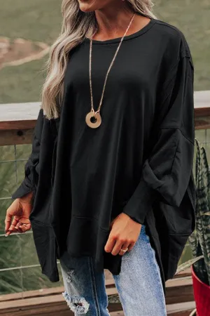 Finley Drop Shoulder Oversized Top