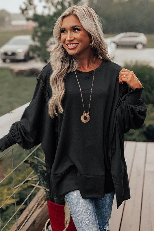 Finley Drop Shoulder Oversized Top