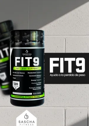 Fit9 Sascha Fitness PRODUCTO ORIGINAL💚