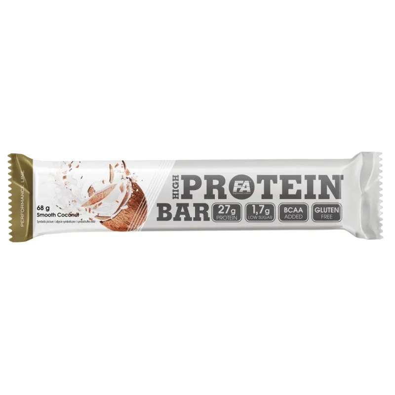 Fitness Authority Performance Line High Protein Bar - Smooth Coconut 68G