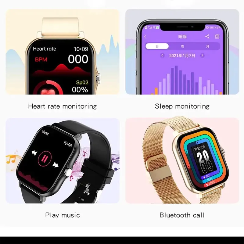 Fitness Tracker Smart Watch