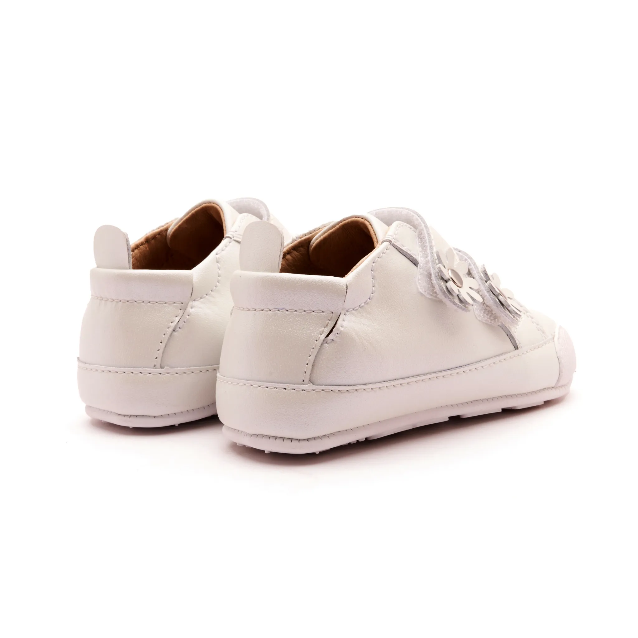 Flower Baby Shoes - Nacardo Blanco