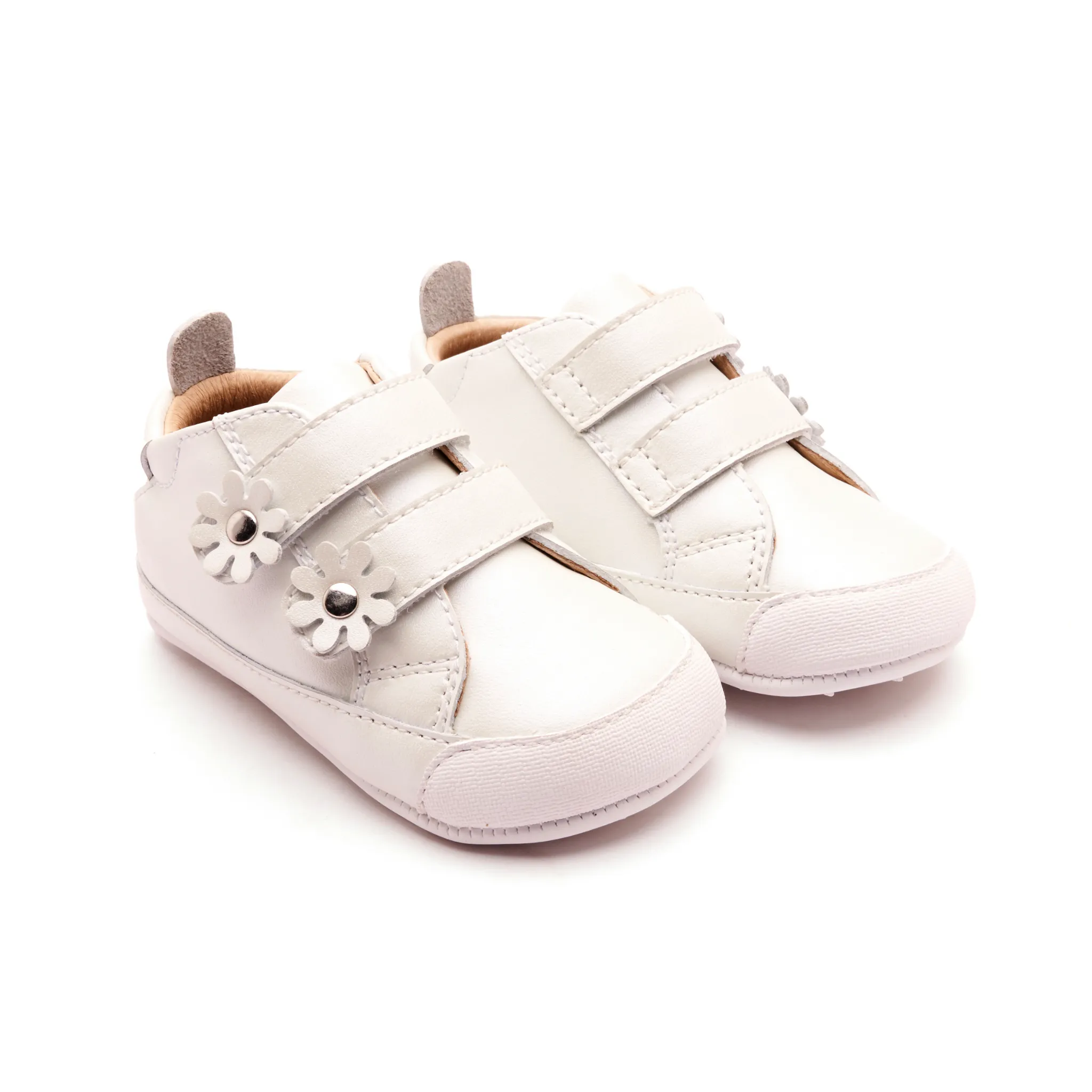 Flower Baby Shoes - Nacardo Blanco