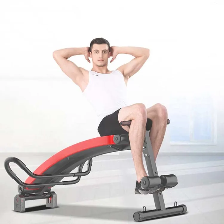 Foldable Sit-up Board For Household Multifunctional Abdomen, Specification: 177P-X4 Black Flagship Model