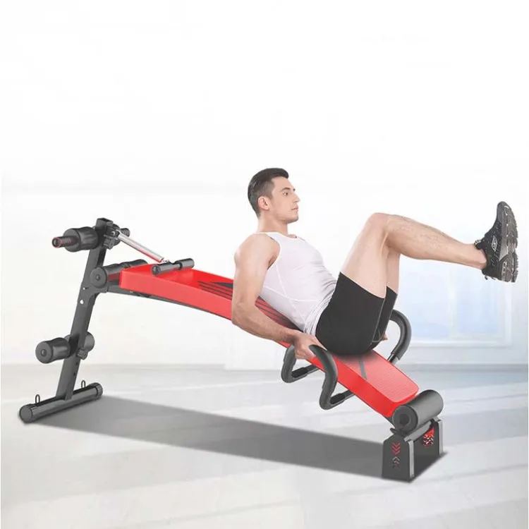 Foldable Sit-up Board For Household Multifunctional Abdomen, Specification: 177P-X4 Black Flagship Model