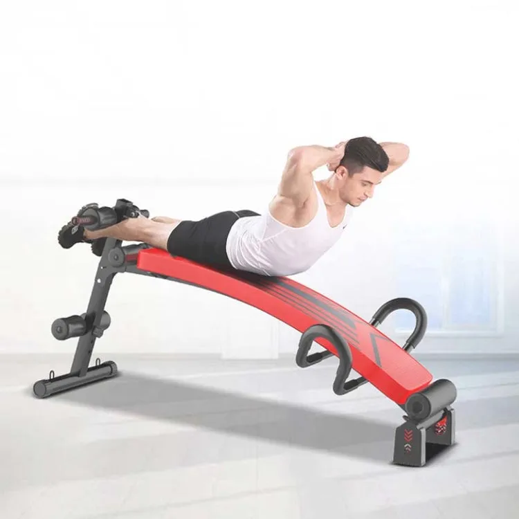 Foldable Sit-up Board For Household Multifunctional Abdomen, Specification: 177P-X4 Black Flagship Model