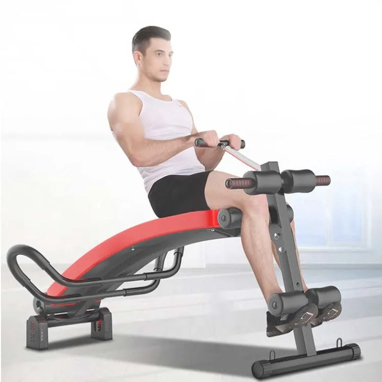 Foldable Sit-up Board For Household Multifunctional Abdomen, Specification: 177P-X4 Black Flagship Model