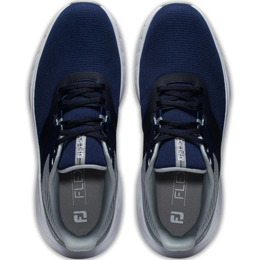 FootJoy Flex Spikeless Shoes - Navy/Grey/White