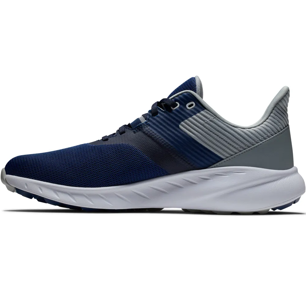 FootJoy Flex Spikeless Shoes - Navy/Grey/White