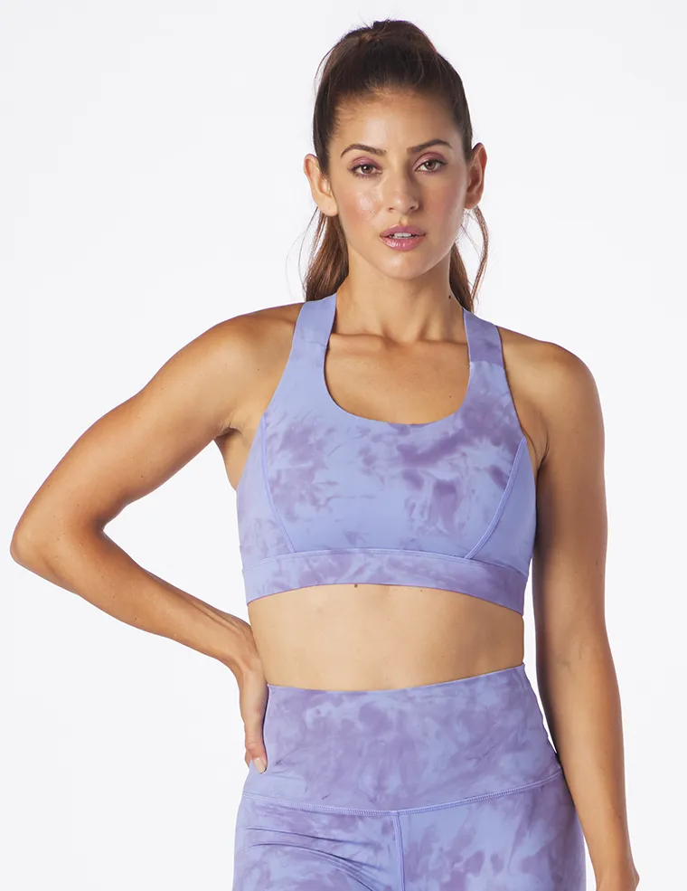 Full Force Bra: Lilac Tie-Dye