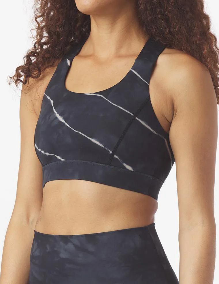 Full Force Bra: Linear Tie-Dye