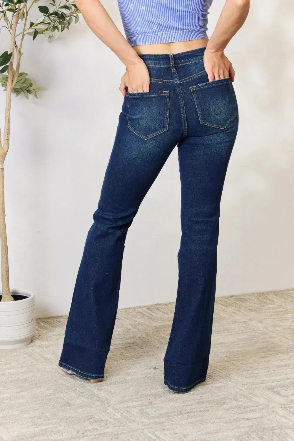 Full Size Slim Bootcut Jeans