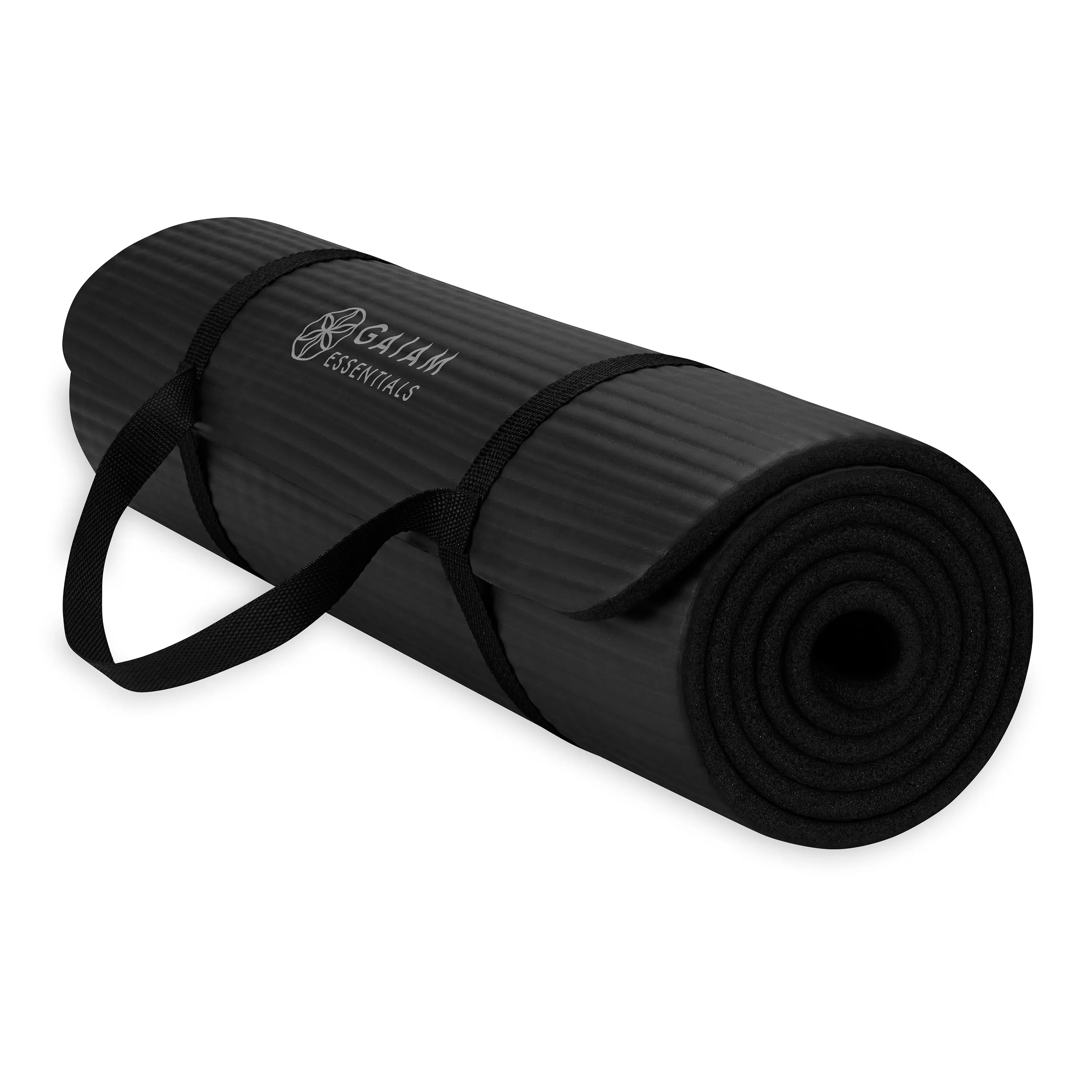 Gaiam Essentials Fitness Mat & Sling (10mm)