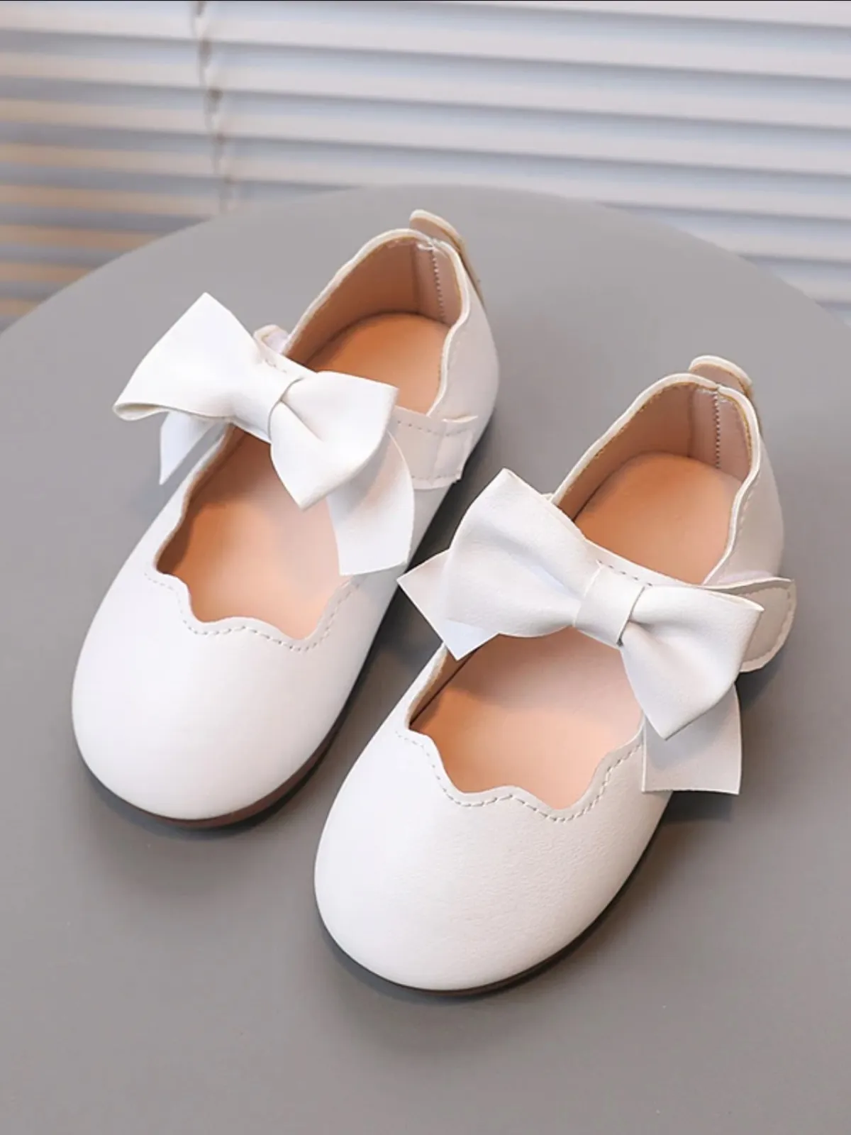 Girls Classic Bow Design Shoes By Liv and Mia