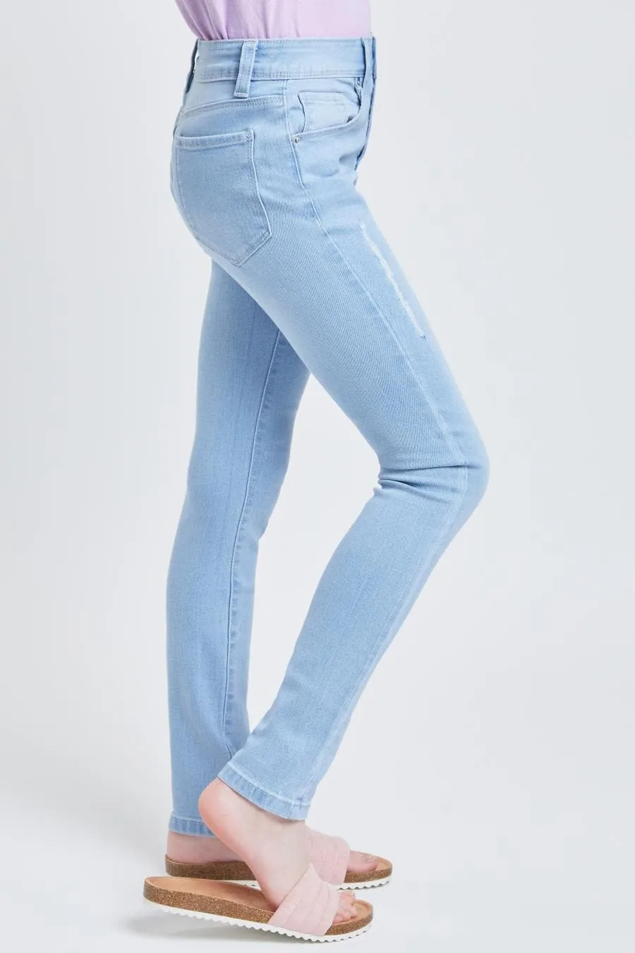 Girls Essential Button Fly  Skinny Jeans