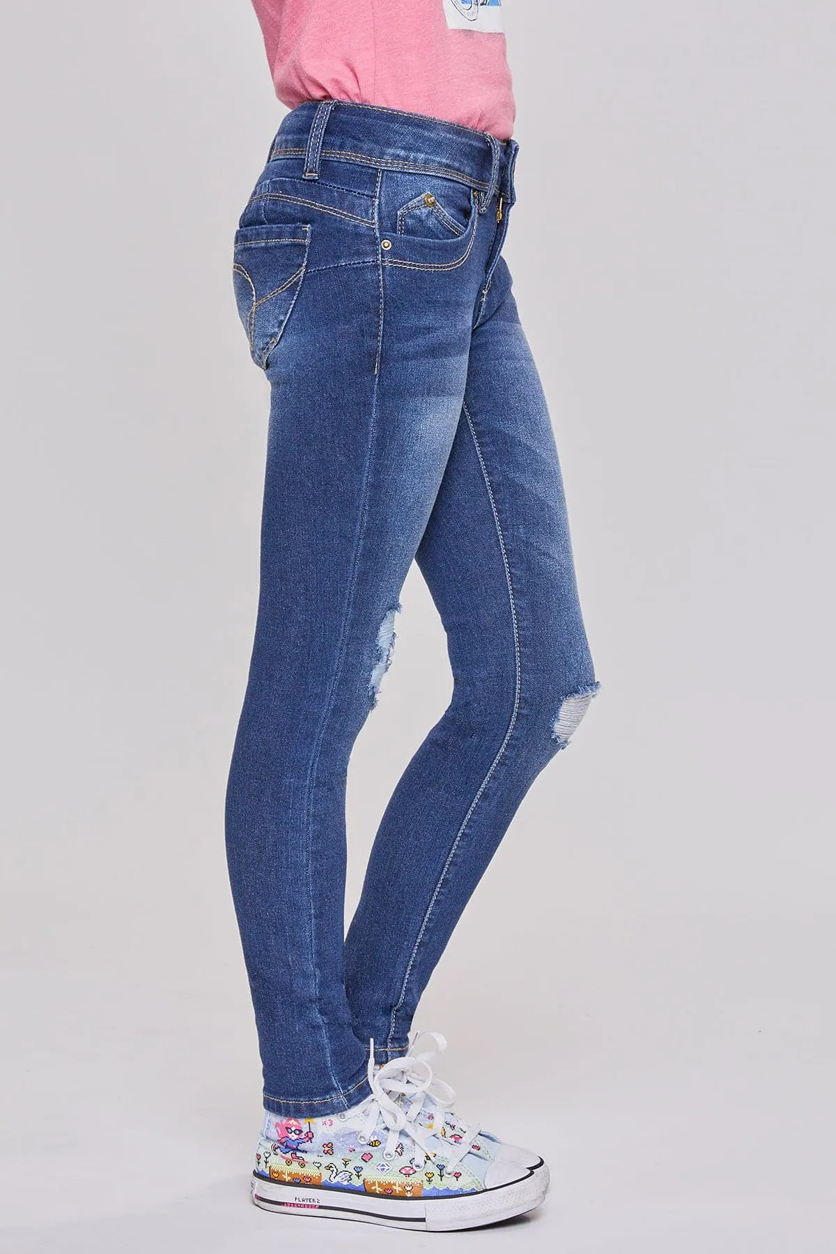 Girls Sustainable WannaBettaFit Skinny Jeans