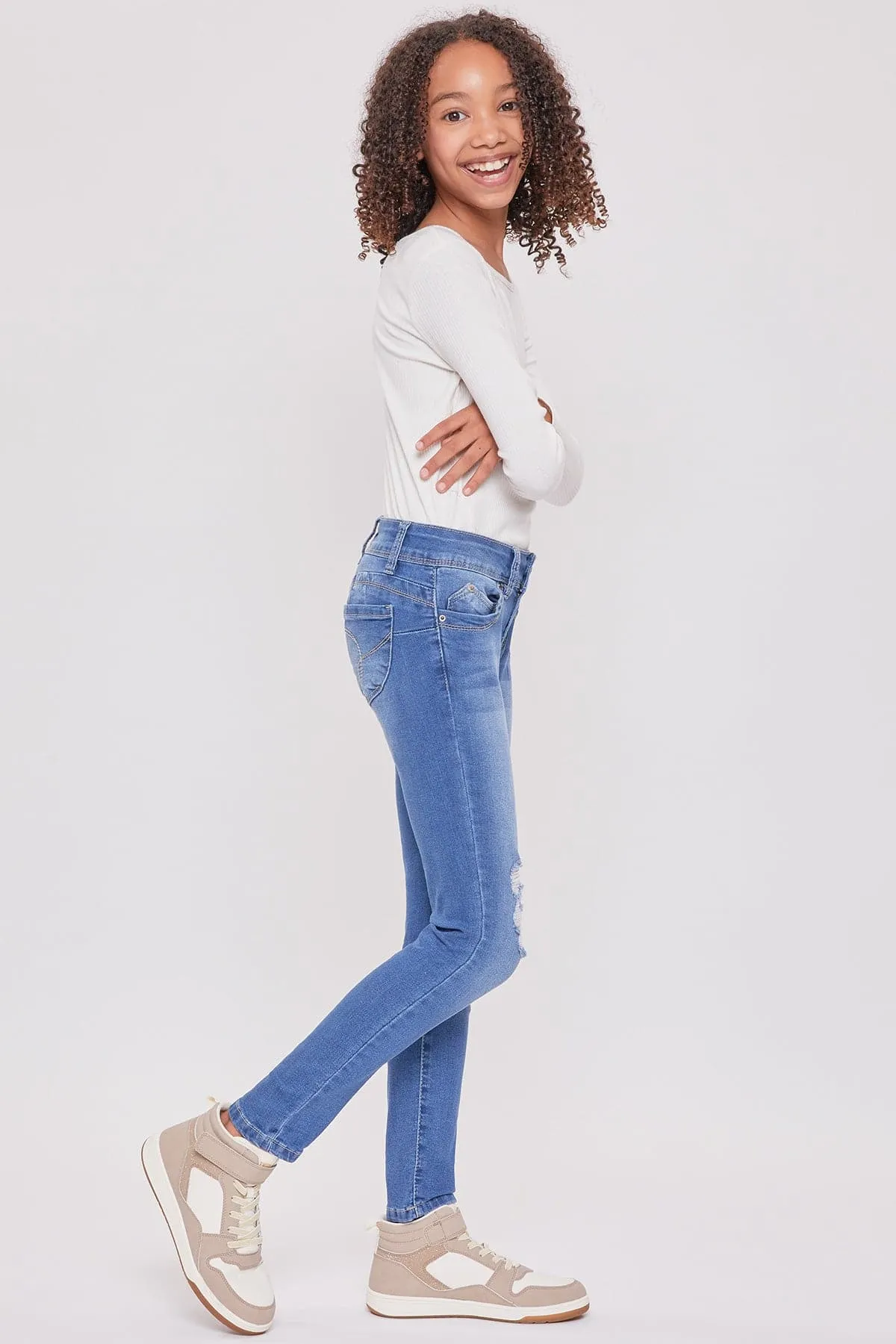 Girls Sustainable WannaBettaFit Skinny Jeans