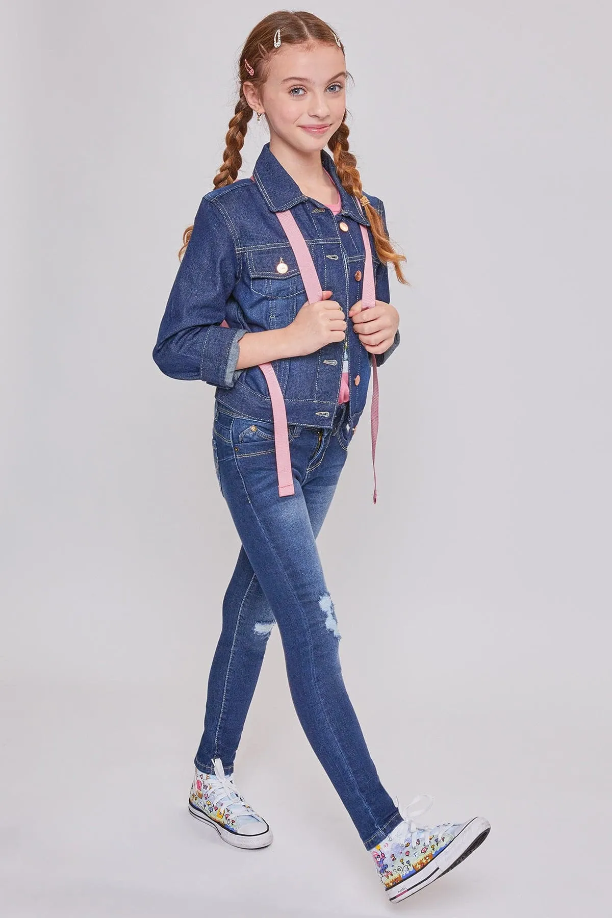 Girls Sustainable WannaBettaFit Skinny Jeans