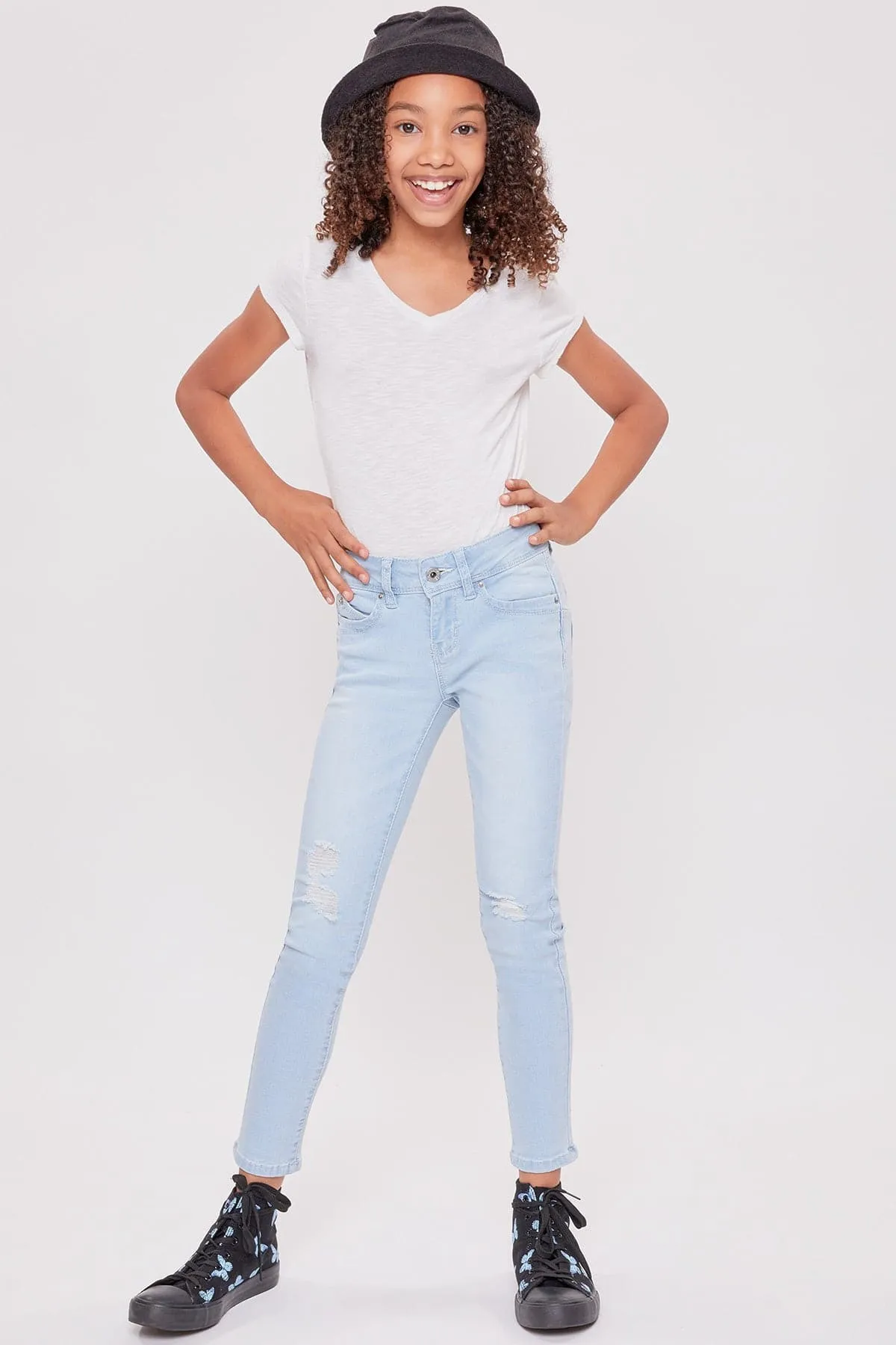 Girls Sustainable WannaBettaFit Skinny Jeans