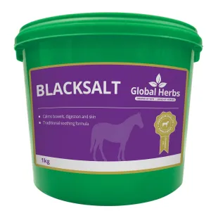 Global Herbs Black Salt Digestion Supplement for Horses 2kg