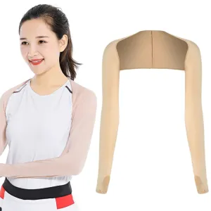 Golf Sunscreen Shawl Sleeves Outdoor Sports Cycling Ice Silk One Word Raglan Sleeves, Size: One Code(Skin Color)